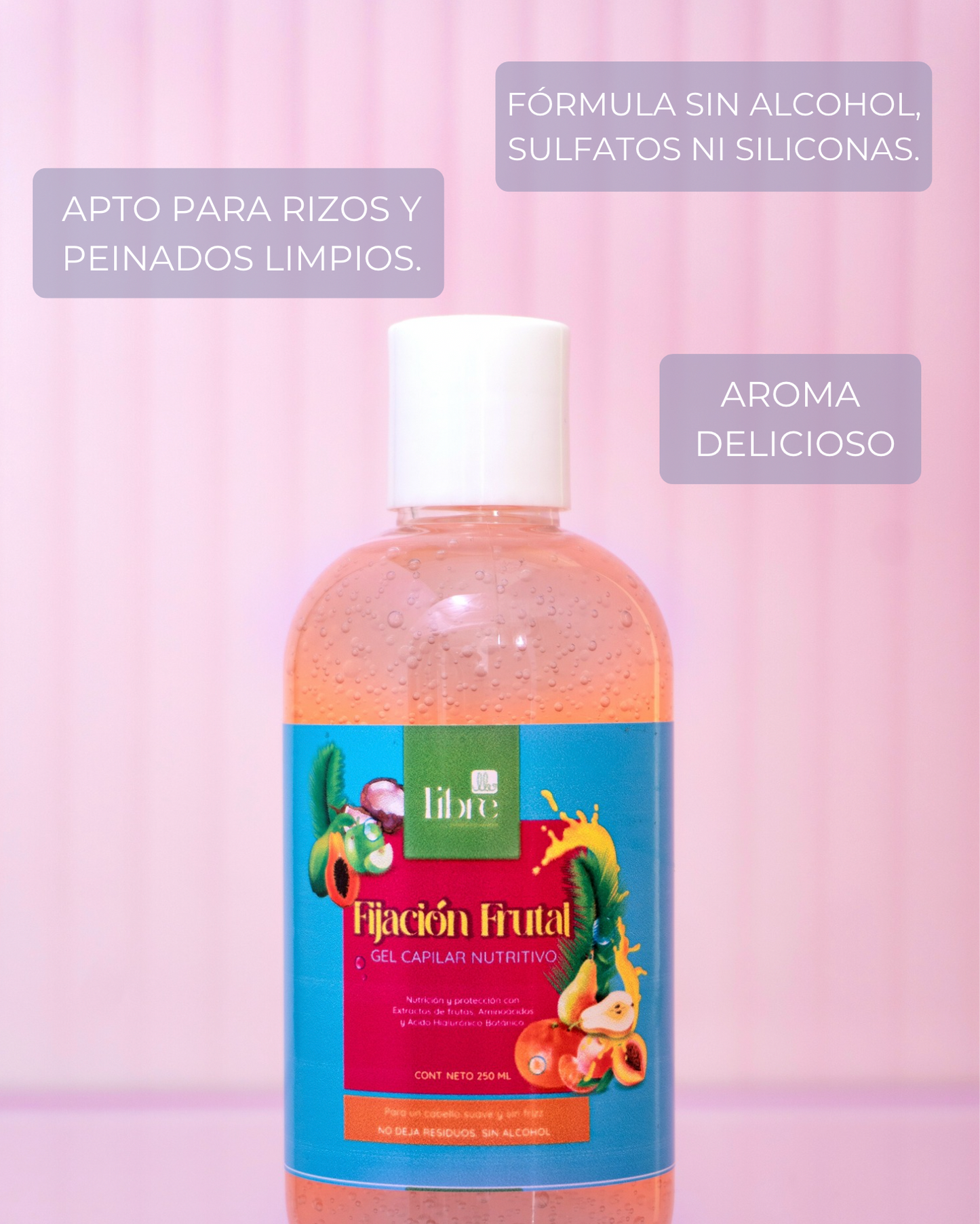 Gel capilar nutritivo Fijación frutal