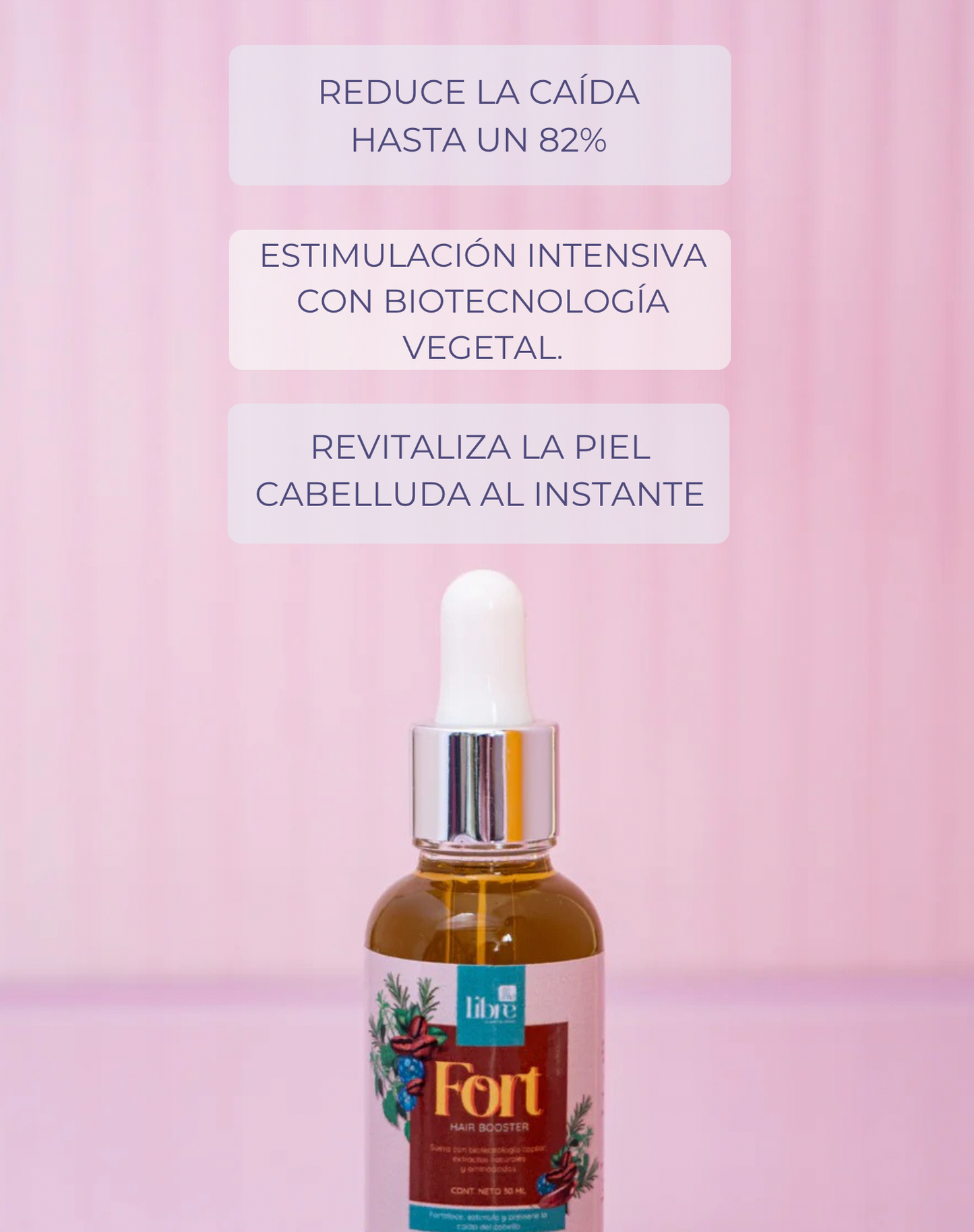 🌿 Dúo Anticaída Libre: Agua de Romero 250ml+ Sérum Capilar Fort